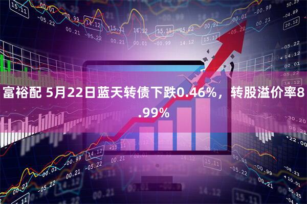富裕配 5月22日蓝天转债下跌0.46%，转股溢价率8.99%