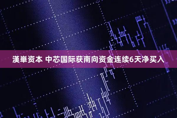 漢崋资本 中芯国际获南向资金连续6天净买入
