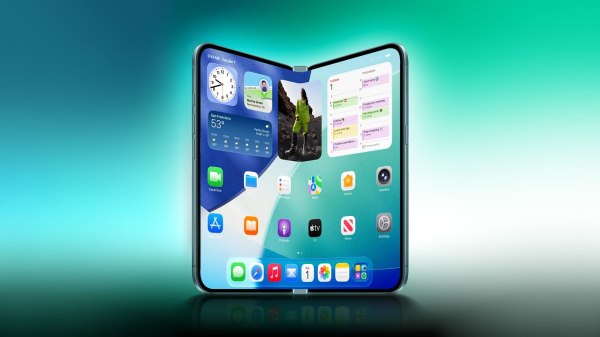 中融证券 折叠屏iPhone新消息，形态如两部Air并排，预计明年秋季亮相！
